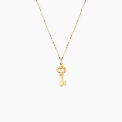 Pendentif Fatilia Clef Coeur Or Jaune