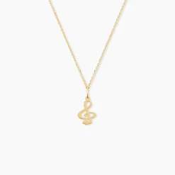 Pendentif Fausta Musique Or Jaune