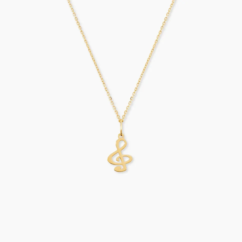 Pendentif Fausta Musique Or Jaune