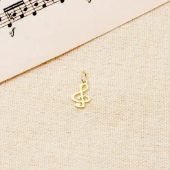 Pendentif Fausta Musique Or Jaune