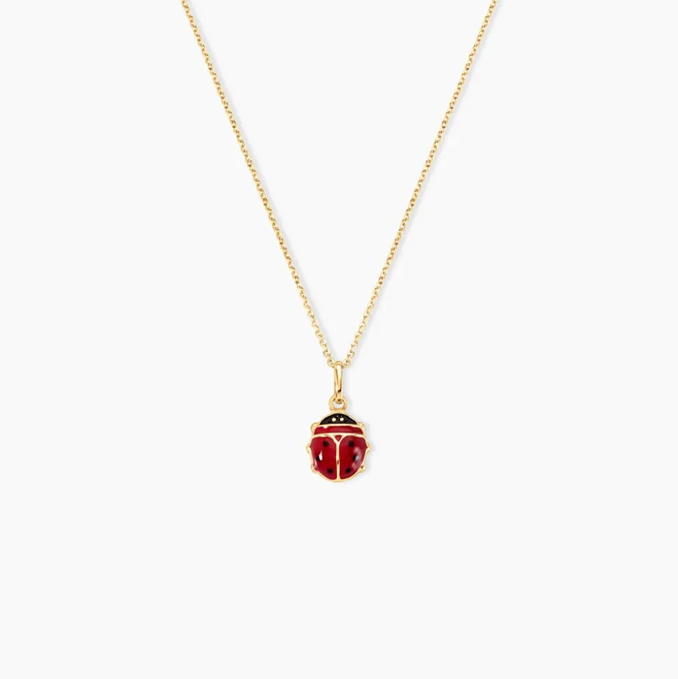 Pendentif Fedelina Coccinelle Or Jaune