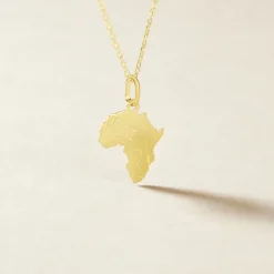 Pendentif Gaietana Afrique Or Jaune