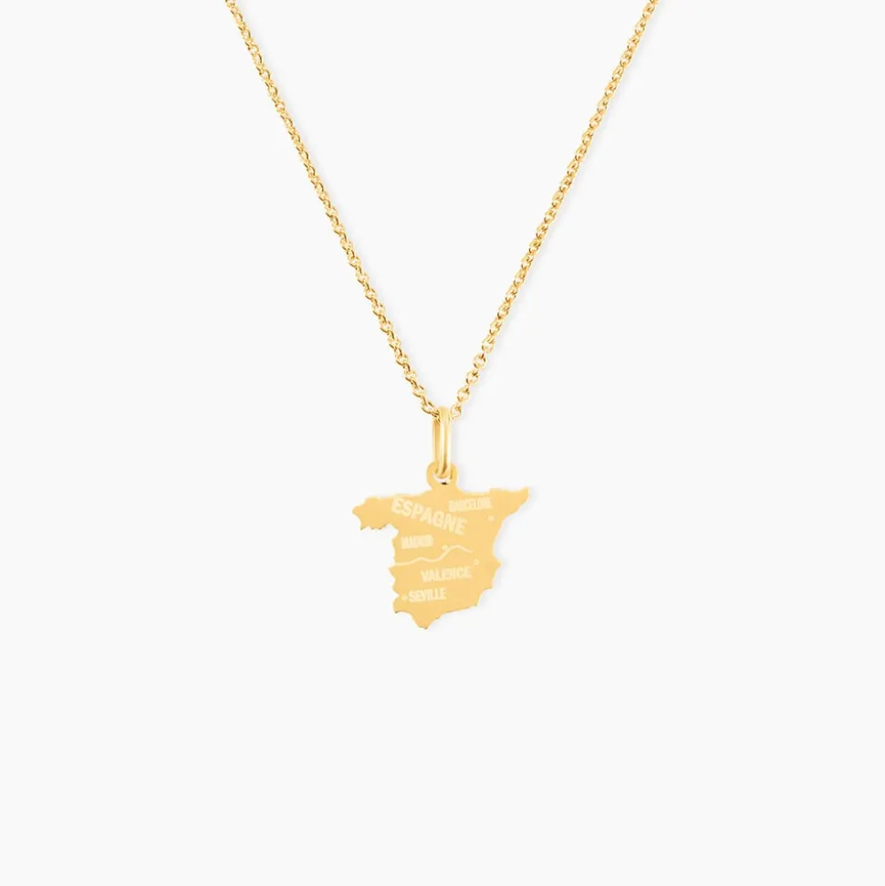 Pendentif Gaietana Espagne Or Jaune