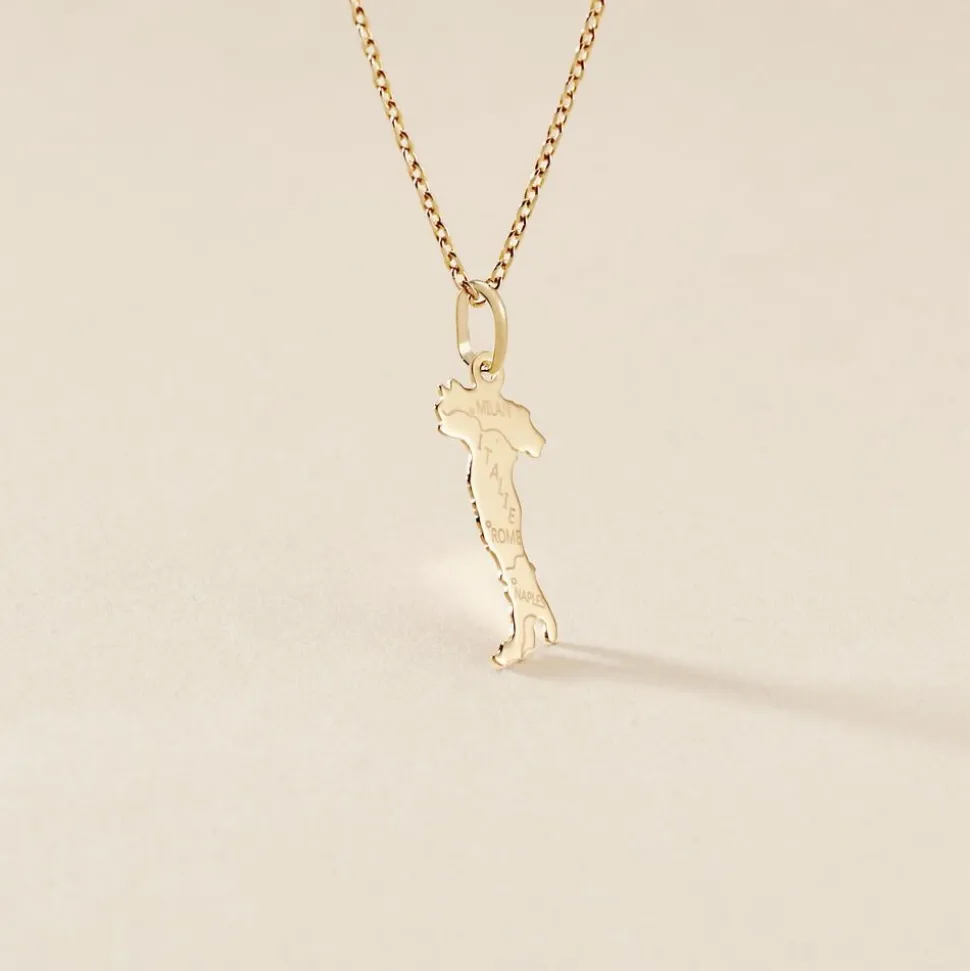 Pendentif Gaietana Italie Or Jaune