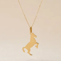 Pendentif Gilberto Cheval Or Jaune