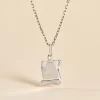 Pendentif Golda Ange Parchemin Or Blanc