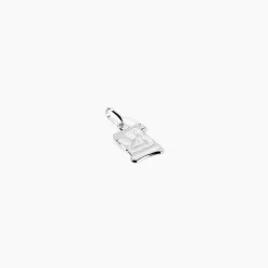Pendentif Golda Ange Parchemin Or Blanc