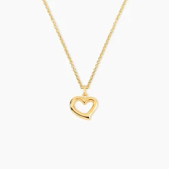 Pendentif Haiza Coeur Bombe Or Jaune