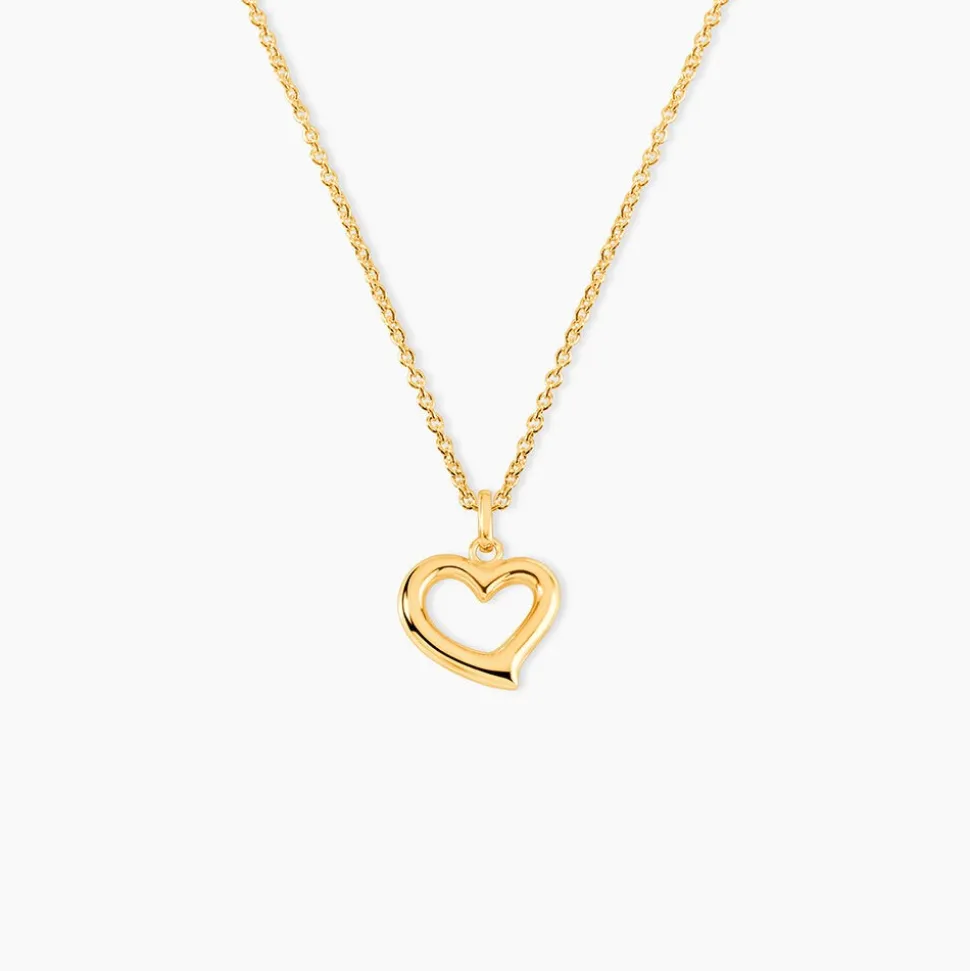 Pendentif Haiza Coeur Bombe Or Jaune