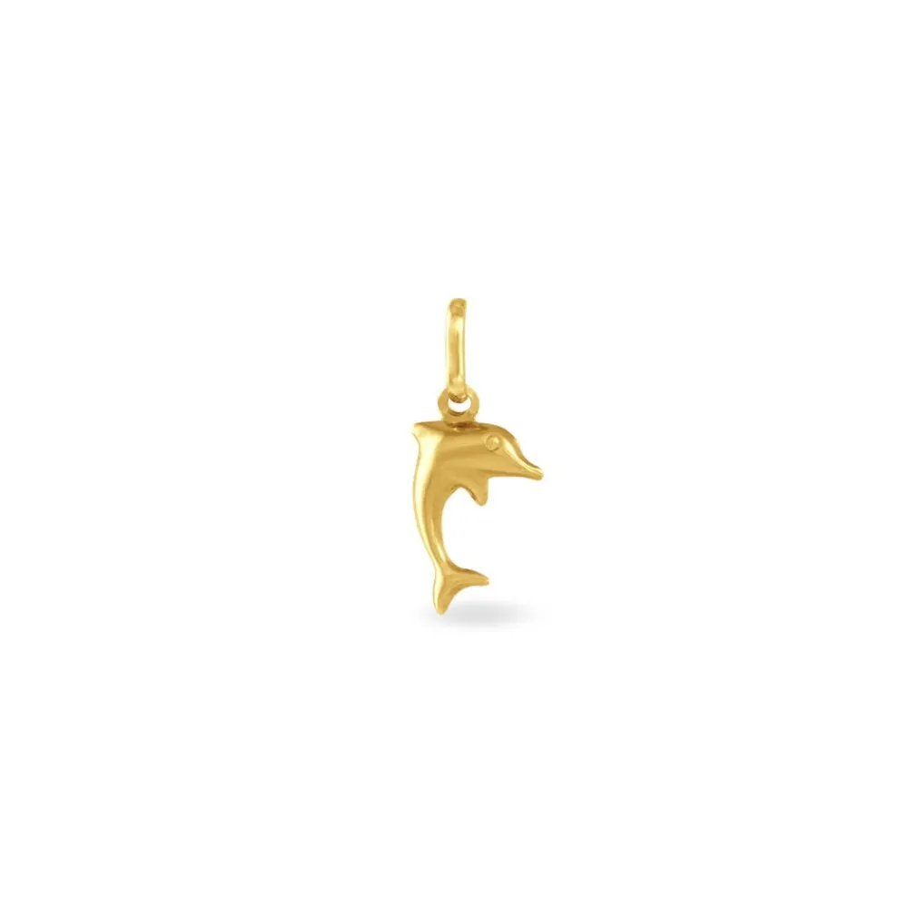 Pendentif Haizia Dauphin Or Jaune|Marc Orian Best