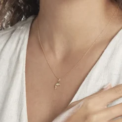 Pendentif Haizia Dauphin Or Jaune|Marc Orian Outlet