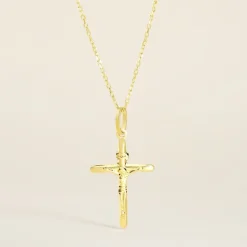 Pendentif Haley Croix Or Jaune