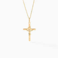 Pendentif Haley Croix Or Jaune