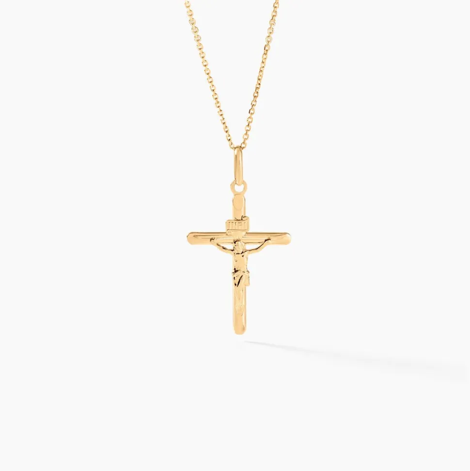 Pendentif Haley Croix Or Jaune