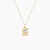 Pendentif Hanan Ange Parchemin Or Bicolore|Marc Orian Outlet