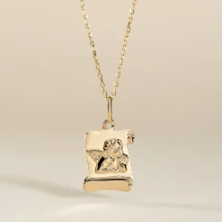 Pendentif Hanne Ange Parchemin|Marc Orian New