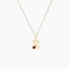 Pendentif Helidie Coccinelle Lettre Or Jaune