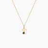 Pendentif Helidie Coccinelle Lettre Or Jaune