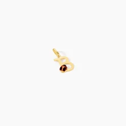 Pendentif Helidie Coccinelle Lettre Or Jaune