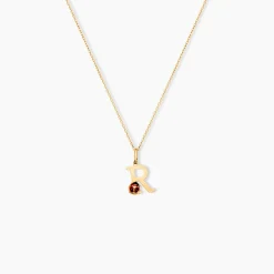 Pendentif Helidie Coccinelle Lettre Or Jaune|Marc Orian New