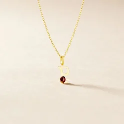 Pendentif Helidie Coccinelle Lettre Or Jaune|Marc Orian Outlet
