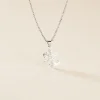 Pendentif Herbertine Flocon Or Blanc