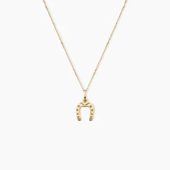 Pendentif Hillary Fer A Cheval Or Jaune