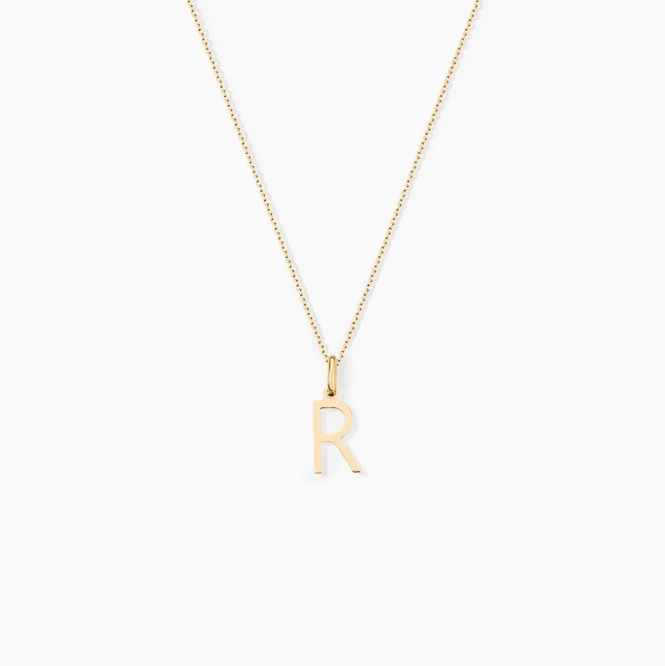 Pendentif Ionia Lettre Or Jaune