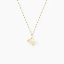 Pendentif Julius Scooter Or Jaune