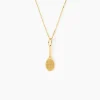 Pendentif Julius Sport Tennis Or Jaune