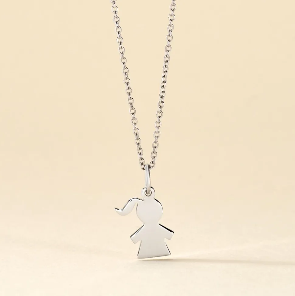 Pendentif Kids Argent Blanc