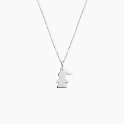 Pendentif Kids Argent Blanc