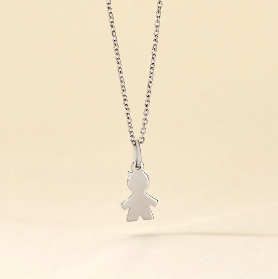 Pendentif Kids Argent Blanc