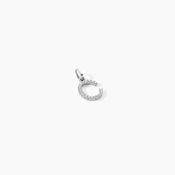 Pendentif Klementine Or Blanc Oxyde De Zirconium|Marc Orian Outlet