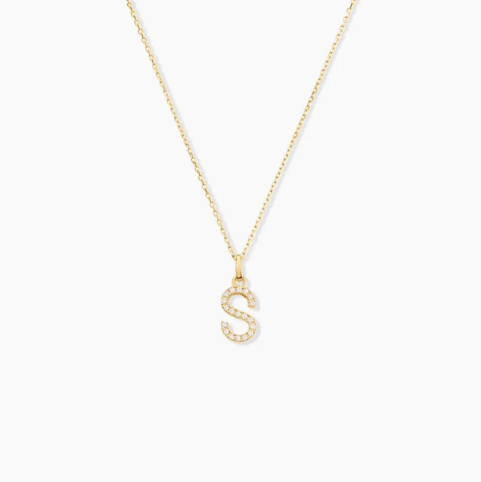 Pendentif Klementine Or Jaune Oxyde De Zirconium