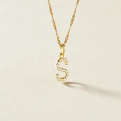 Pendentif Klementine Or Jaune Oxyde De Zirconium