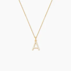 Pendentif Klementine Or Jaune Oxyde De Zirconium