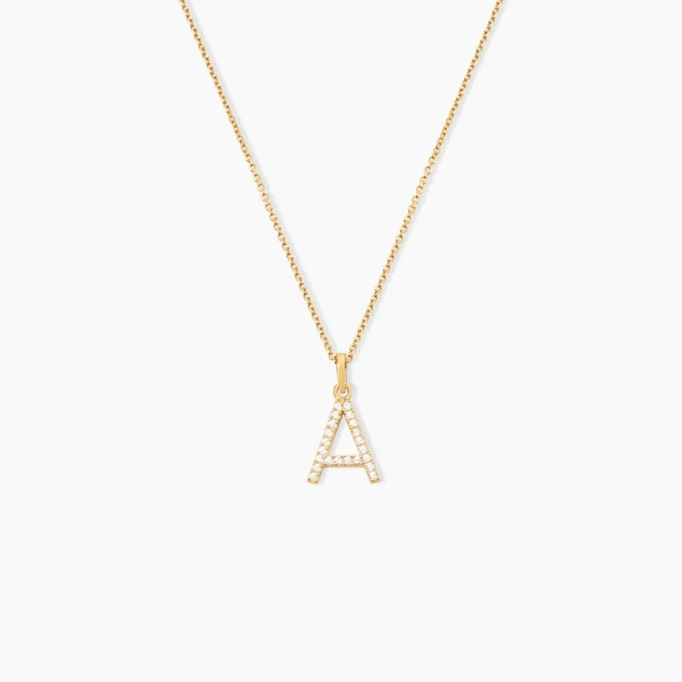 Pendentif Klementine Or Jaune Oxyde De Zirconium