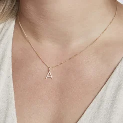 Pendentif Klementine Or Jaune Oxyde De Zirconium