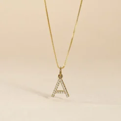 Pendentif Klementine Or Jaune Oxyde De Zirconium