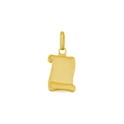 Pendentif Lamie Zodiaque Parchemin Or Jaune