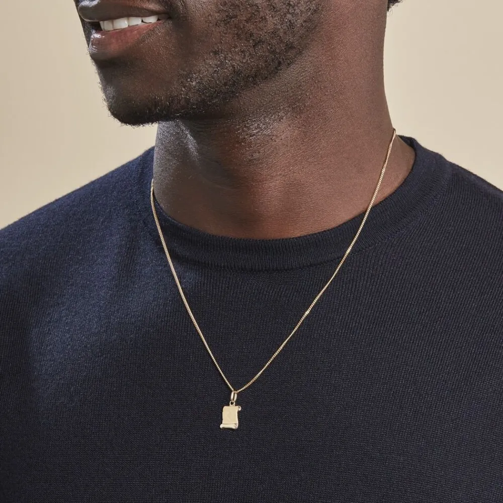 Pendentif Lamie Zodiaque Parchemin Or Jaune|Marc Orian Hot