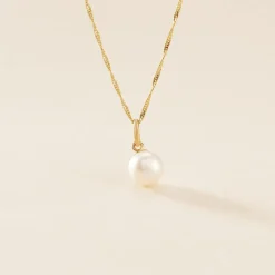 Pendentif Lenonie Or Jaune Perle De Culture