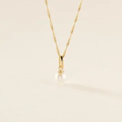 Pendentif Lenonie Or Jaune Perle De Culture