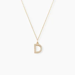 Pendentif Lettre D Or Jaune Oxyde|Marc Orian Best
