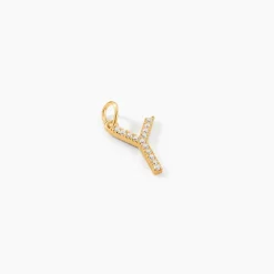Pendentif Lettre Y Or Jaune Oxyde|Marc Orian Best