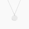 Pendentif Lisa Or Blanc