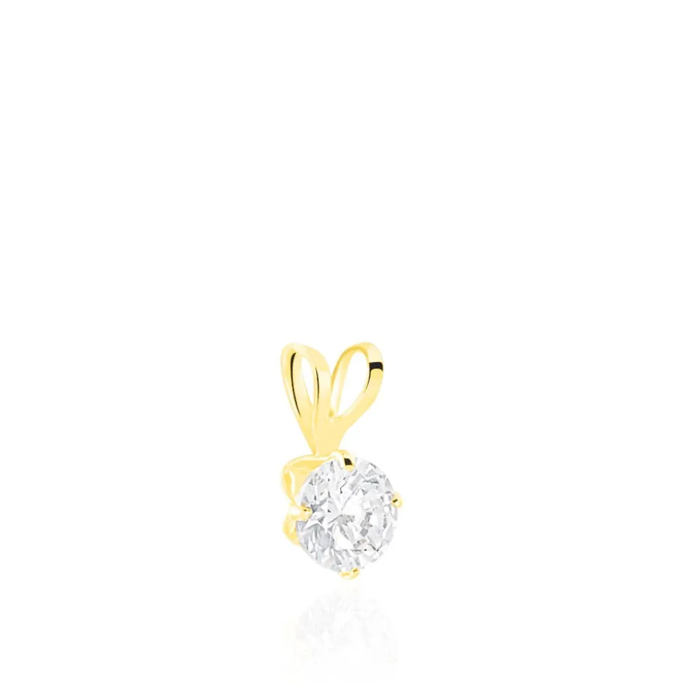 Pendentif Mabila Or Jaune Oxyde De Zirconium