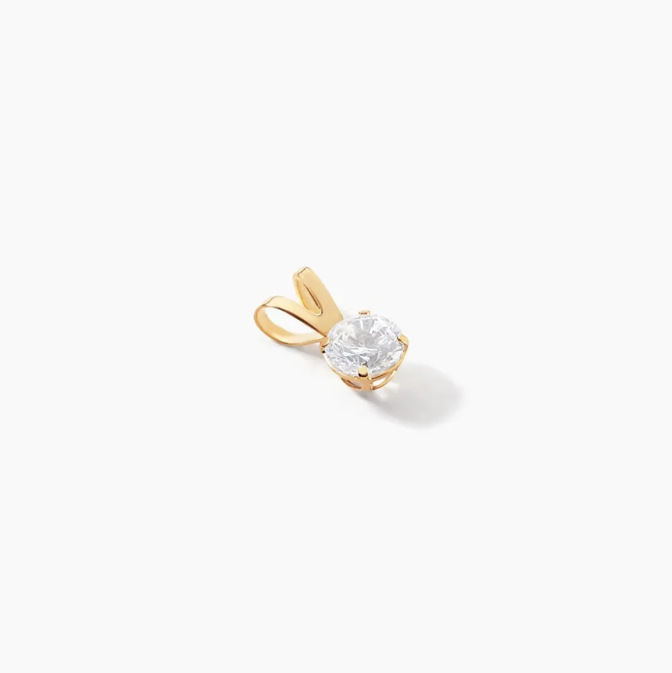 Pendentif Mabila Or Jaune Oxyde De Zirconium