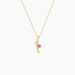 Pendentif Mahya Or Jaune Rubis